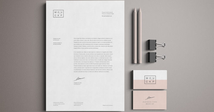 Advanced Branding Stationery Mockup