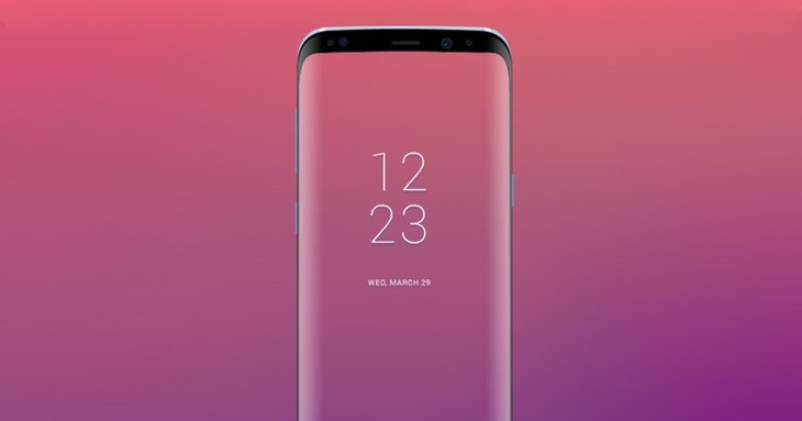 Samsung Galaxy S8 Simple Screen Mockup