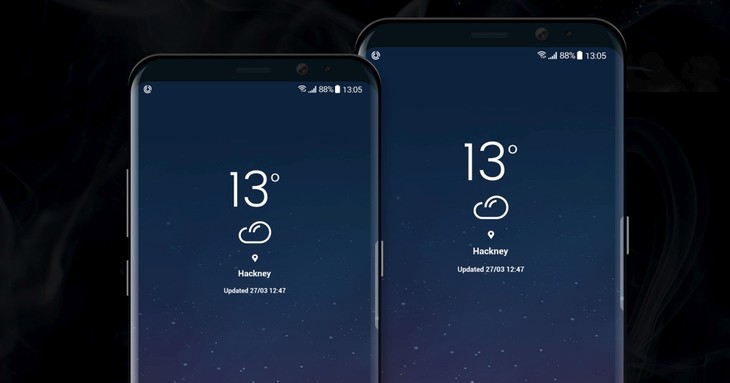 Samsung Galaxy S8 Multi-color Mockup