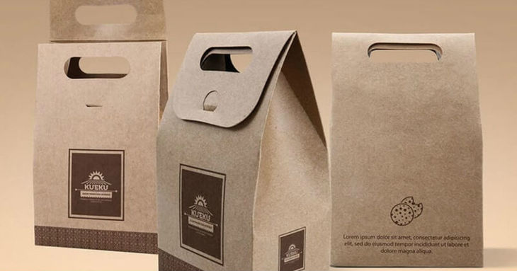Cake & Cookie Paper Bag Mockup
