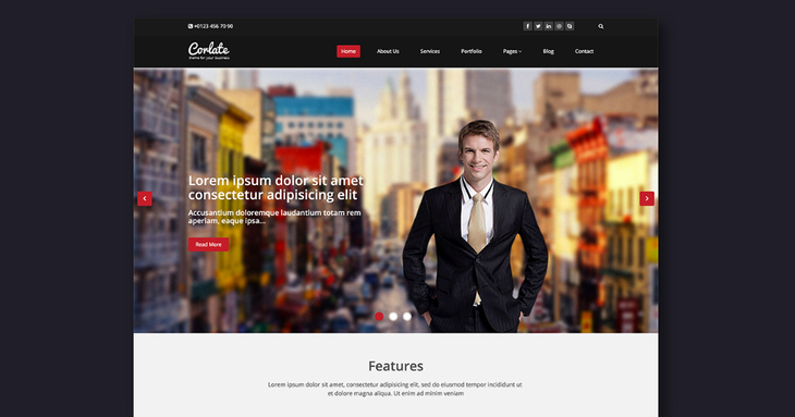 10 Best Free Bootstrap HTML Templates - GraphBerry Blog