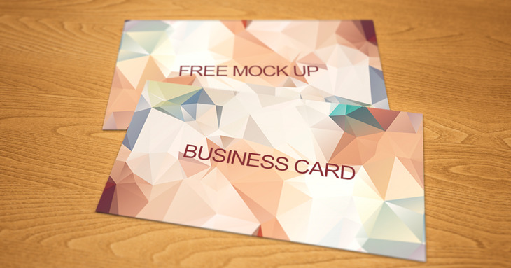 Business card boke free mock up PSD